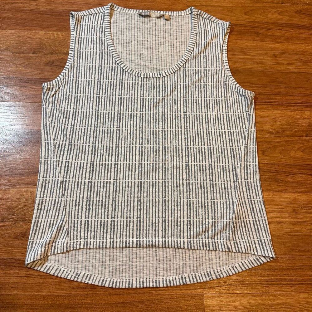 Athleta Tank Top Crew Neck White Gray Athletic | Women Size S